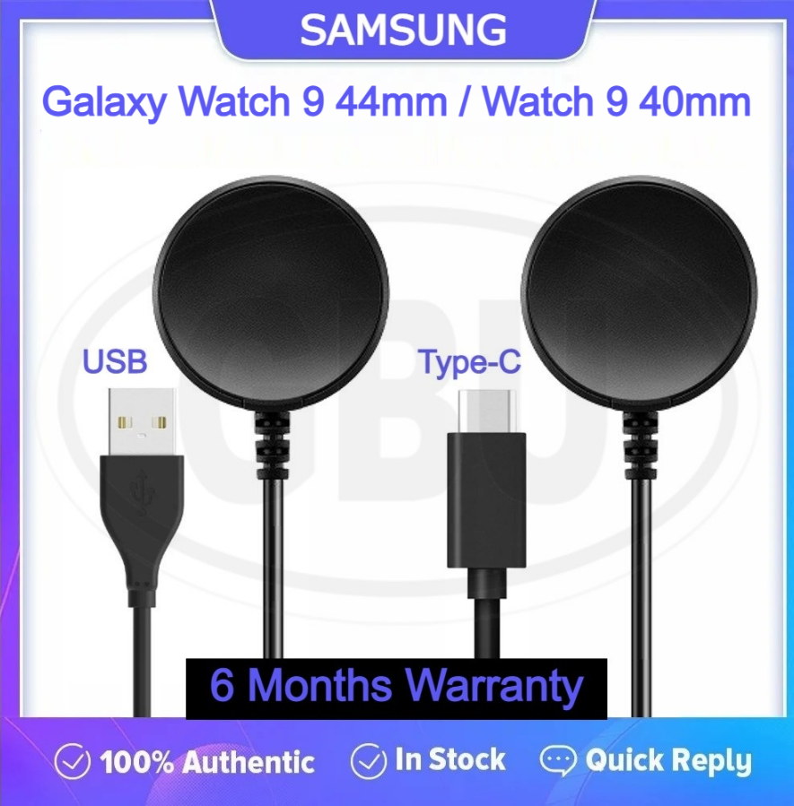 Samsung Galaxy Watch 9 44mm / Samsung Watch 9 40mm Smart Watch Magnetic USB Charger Charging Cable