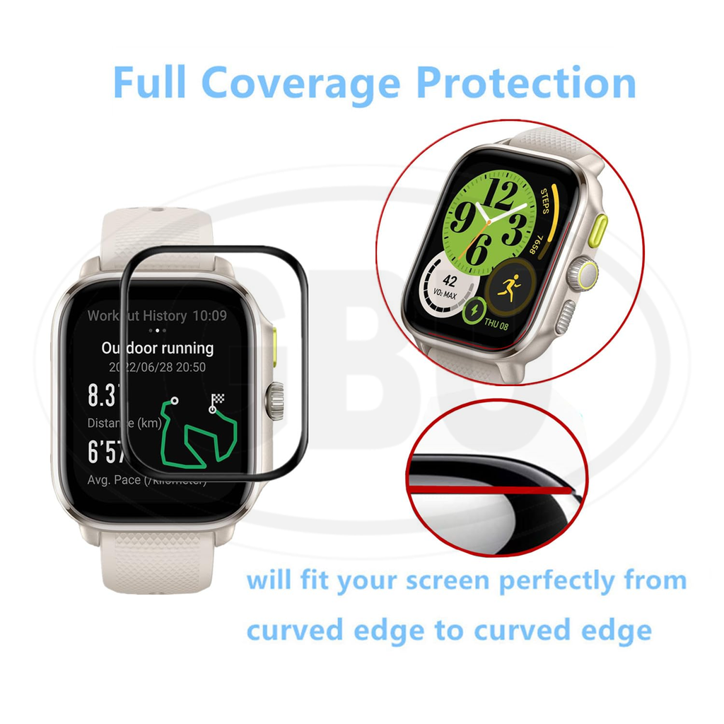 < 2pcs > Amazfit Cheetah Square 3D Full Cover Screen Protector - Full Screen