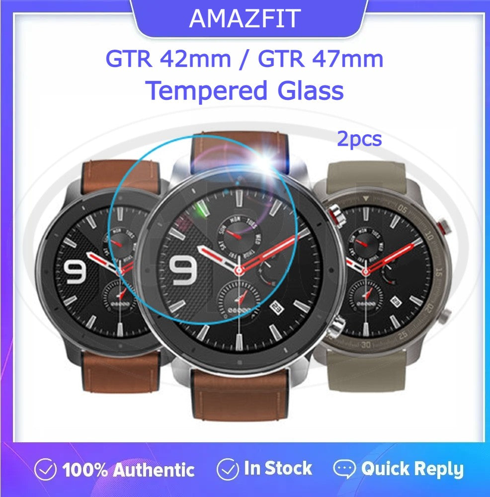 [2pcs] Huawei GTR 47mm / GTR 42mm Screen Protector HD Tempered Glass