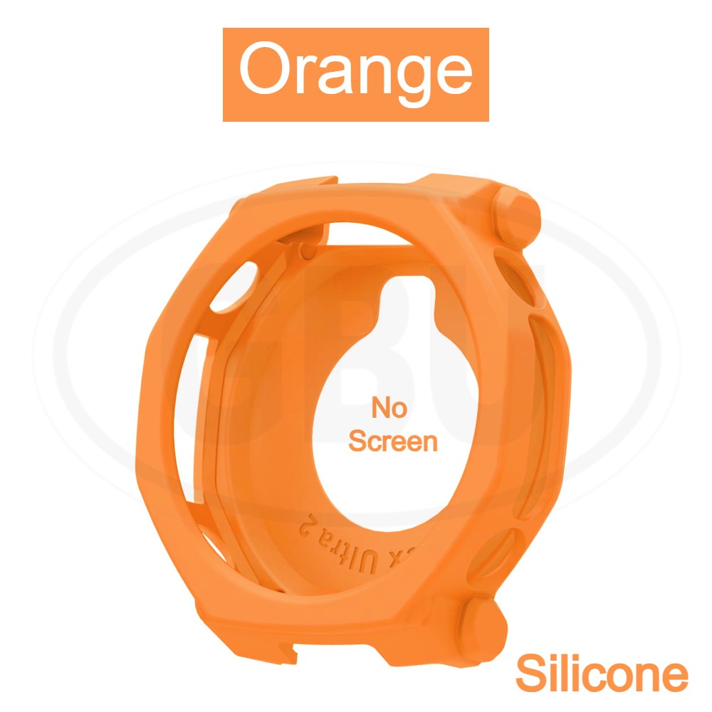 Amazfit T-Rex Ultra 2 Sarung Full Built-in Tempered Glass Cover / Sarung Half Silikon - No Screen