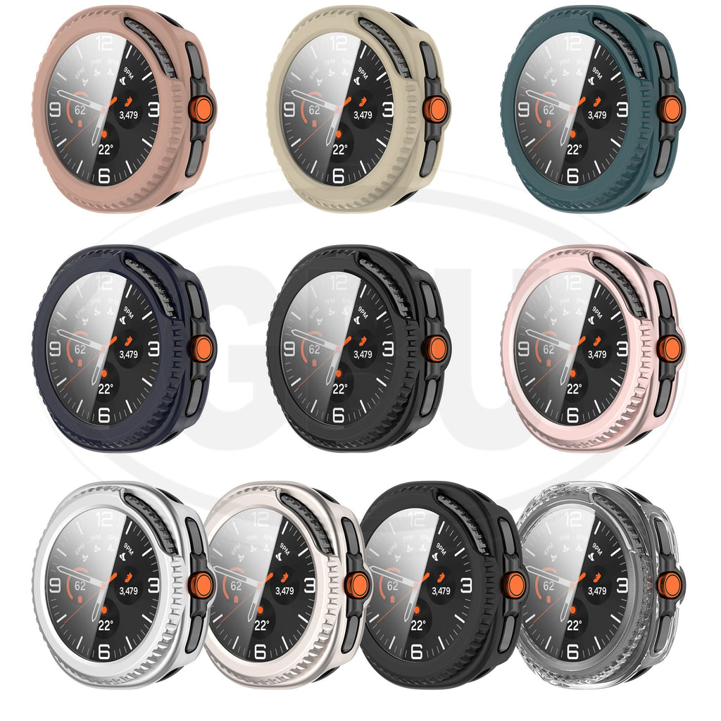 Samsung Galaxy Watch 8 Classic / Watch 8 Classic Sarung Full TPU Built-in Screen Protector Cover