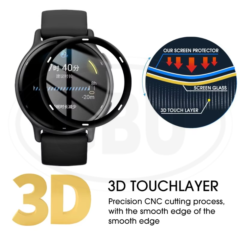 [2pcs] Garmin Vivoactive 5 3D Full Cover Screen Protector - Full Screen