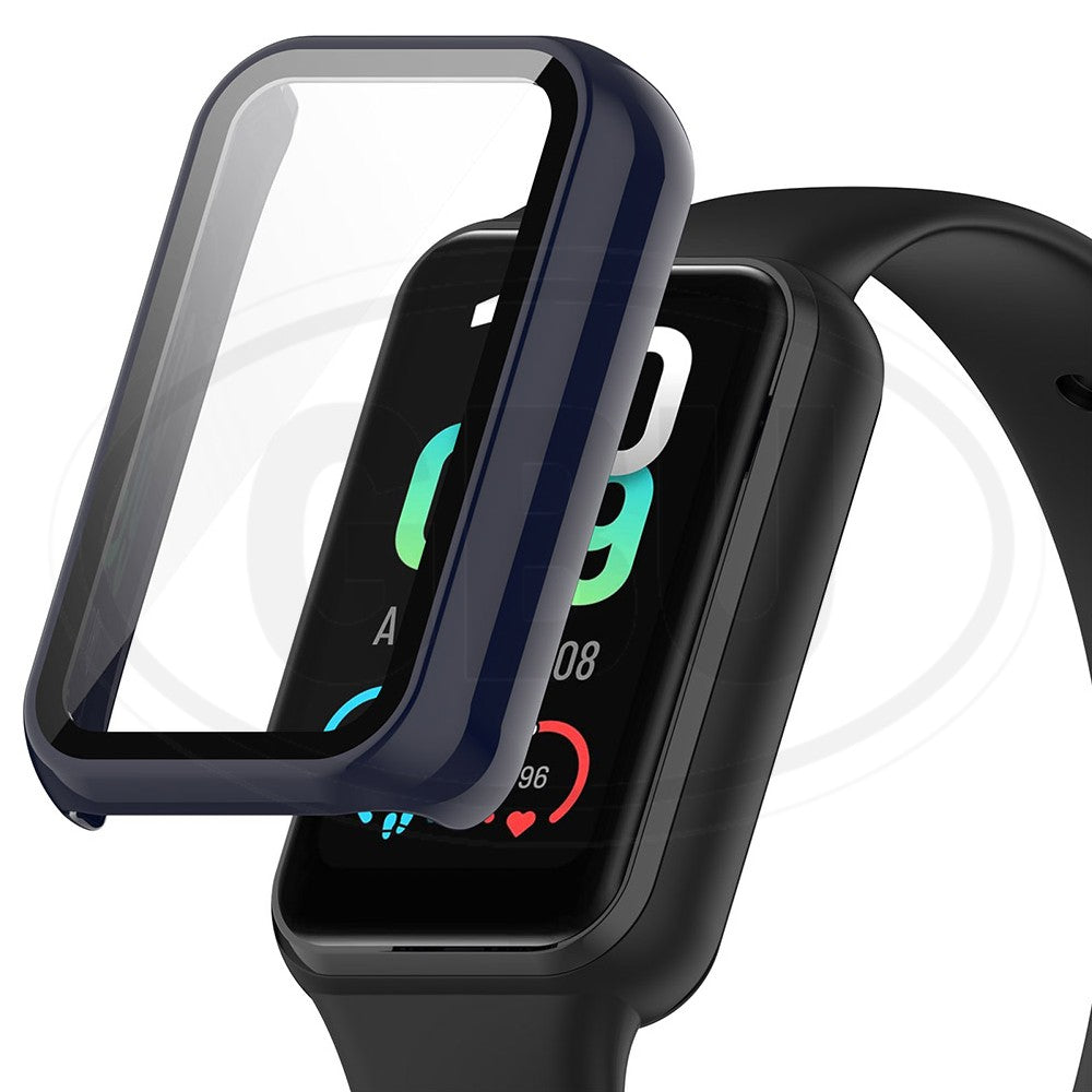 Compatible with Amazfit Band 7 Sarung Full Built-in Tempered Glass Cover (NOT ORIGINAL)