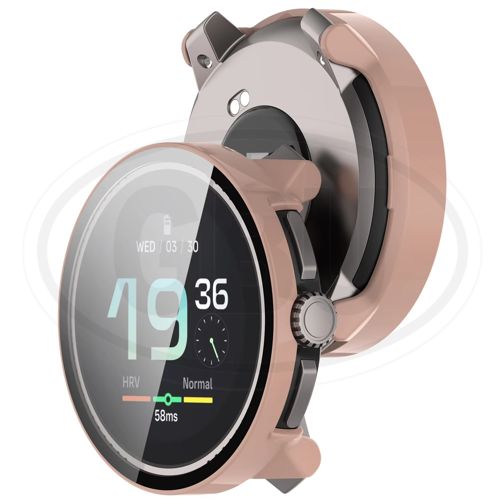 Suunto Race / Suunto Race S Sarung Full Built-in Tempered Glass Cover