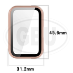 Huawei Band 11 / Huawei Band 11 Pro Sarung Full Built-in Tempered Glass / Sarung Half Silikon - No Screen Cover