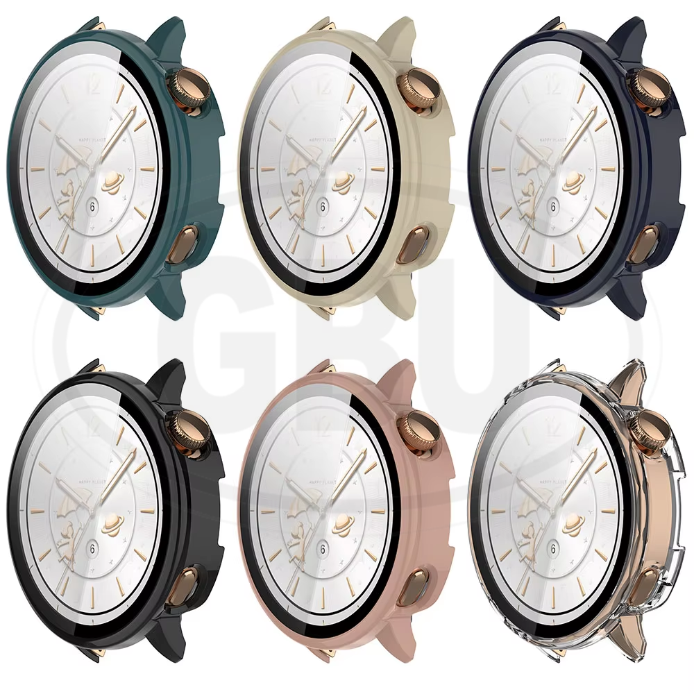 Oneplus Watch 3 43mm / Oneplus 3 43mm Sarung Full Built-in Tempered Glass Cover