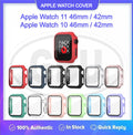 Apple Watch Series 11 46mm 42mm / Apple Watch Series 10 46mm 42mm Sarung Full Built-in Tempered Glass