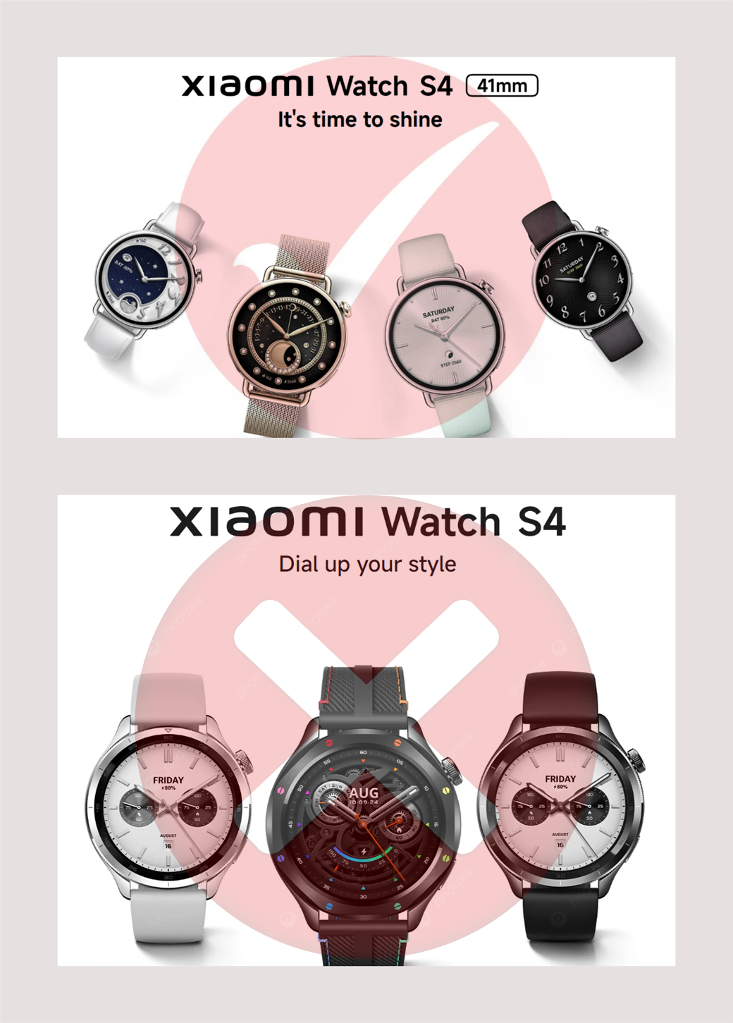 Xiaomi Watch S4 41mm /  Xiaomi S4 41mm / Mi S4 41mm Tali Strap - 18mm (High Quality)