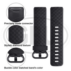 Fitbit Charge 3 4 Smart Watch Soft Silicone Replacement Band Strap - Small and Large size