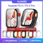 Huawei Watch Fit 4 / Huawei Watch Fit 4 Pro / Huawei Fit 4 / Huawei Fit 4 Pro Sarung Full TPU Built-in Tempered Glass Cover