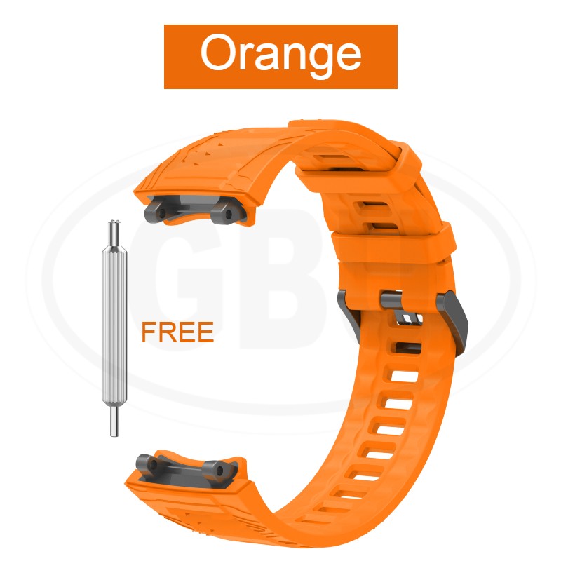 Compatible with Amazfit T Rex 3 / T-Rex 3 Strap Soft Silicone Strap Band (NOT ORIGINAL)