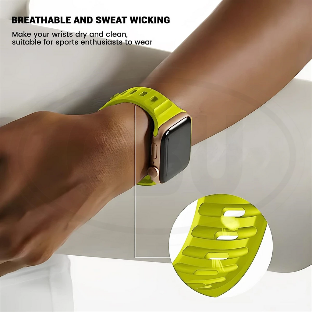 Compatible with Apple Watch Band Ultra 2 49/45/44/42/41/40/38mm Soft Silicone Sport Bracelet strap band - iWatch Series Ultra SE 9/8/7/6/5/4/3/2/1 (NOT ORIGINAL)