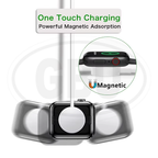 Apple Watch Series 11/10/9/8/7/SE/6/5/4/3/2/1 For 38mm/40mm/41mm/42mm/44mm/45mm/49mm USB Magnetic Charger Dock Cradle Cable