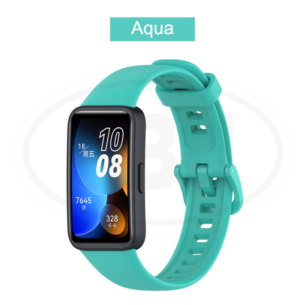 Huawei Band 10 / Huawei Band 9 / Huawei Band 8 Smartwatch Tali Silikon Lembut / Watch Strap - Full Color Buckle (High Quality)