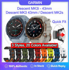 Garmin Descent MK3i - 43mm / Descent MK3 / Descent MK2s QuickFit Tali Watch Strap - 20mm