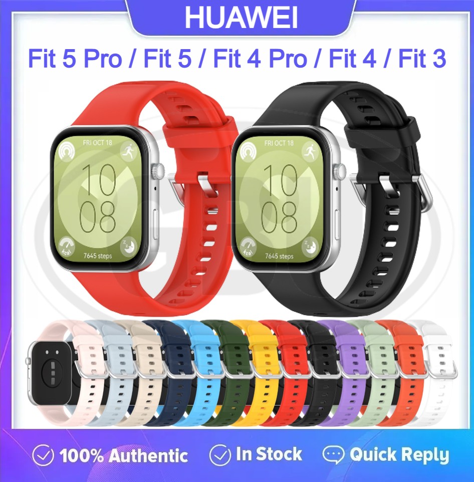 Huawei Watch Fit 5 Pro / Fit 5 / Fit 4 Pro / Fit 4 / Fit 3 Smartwatch Tali Silikon Lembut / Watch Strap
