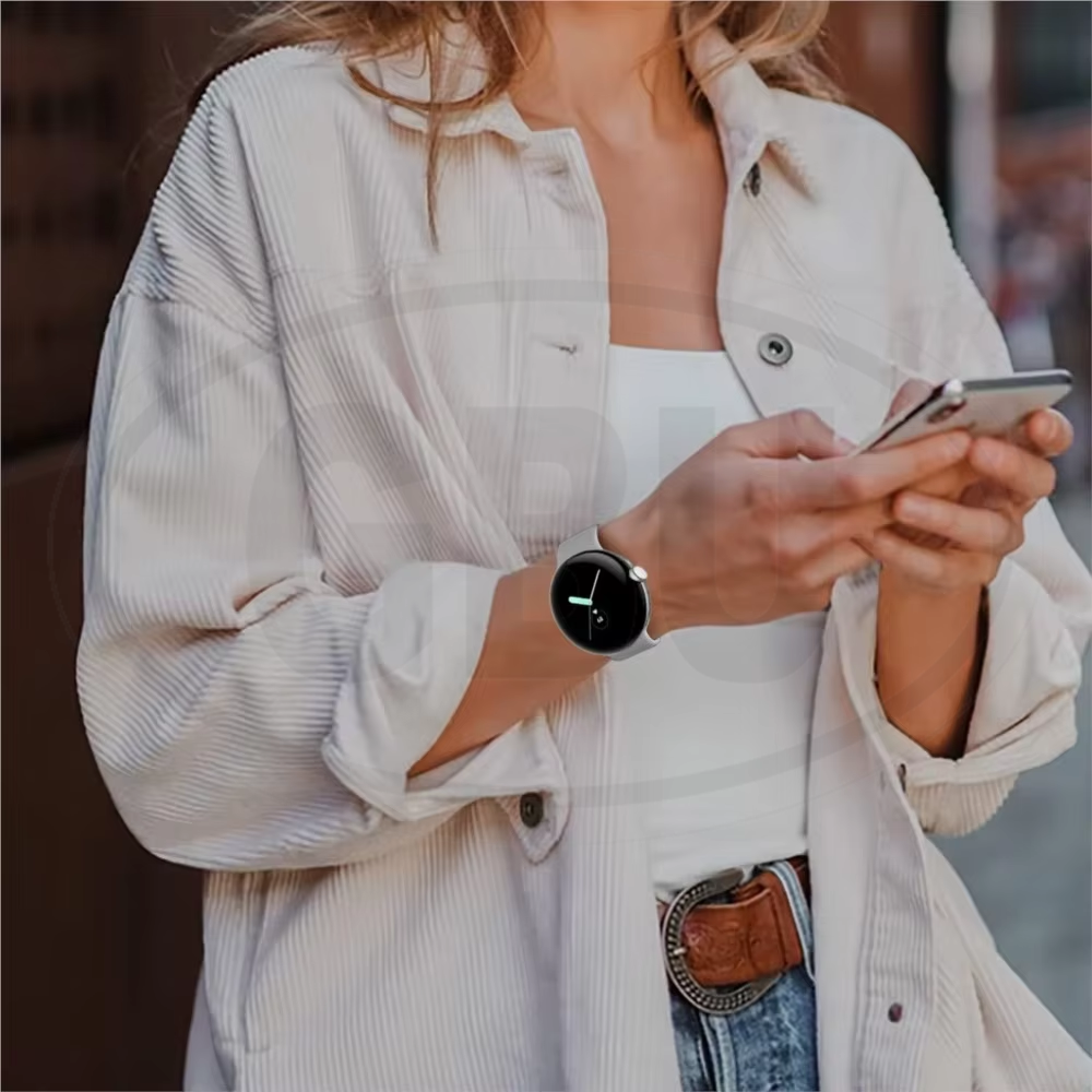 Google Pixel Watch 4 45mm / Pixel 3 45mm Smartwatch Tali Silikon Lembut / Watch Strap (High Quality)