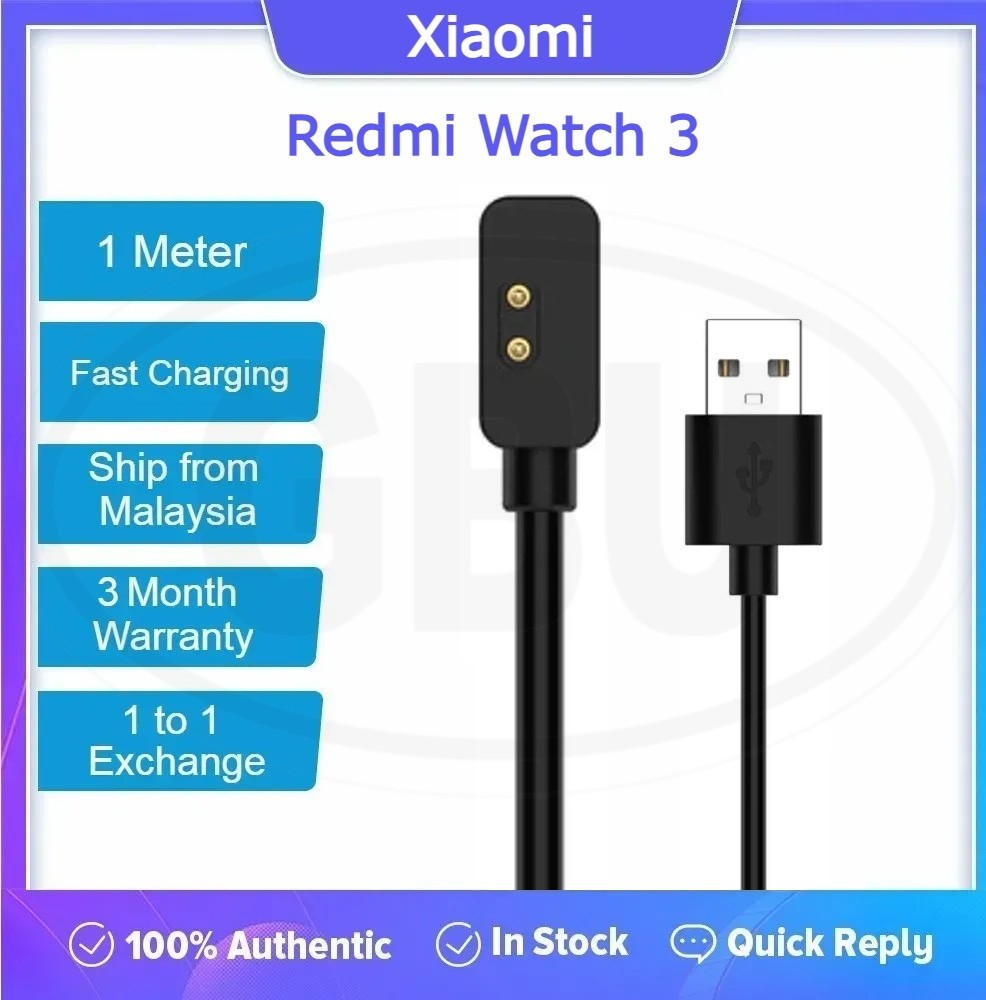 Xiaomi Redmi Watch 3 / Watch3 USB Magnetic Charger Dock Cradle Charging Cable