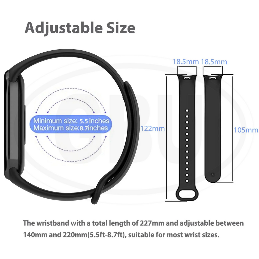 Xiaomi Smart Band 10 / Xiaomi Smart Band 9 / Mi Smart Band 8 Smartwatch Watch Strap - High Quality