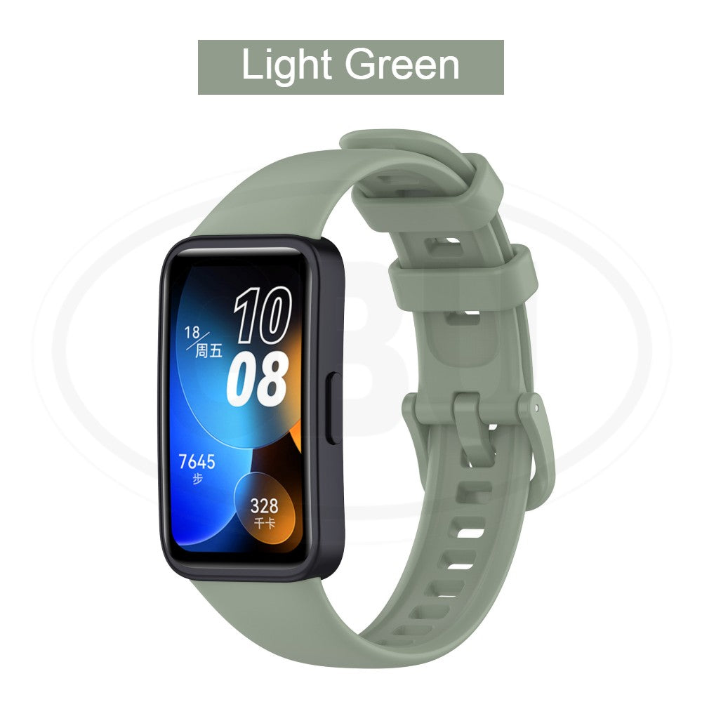 Huawei Band 10 / Huawei Band 9 / Huawei Band 8 Smartwatch Tali Silikon Lembut / Watch Strap - Full Color Buckle (High Quality)