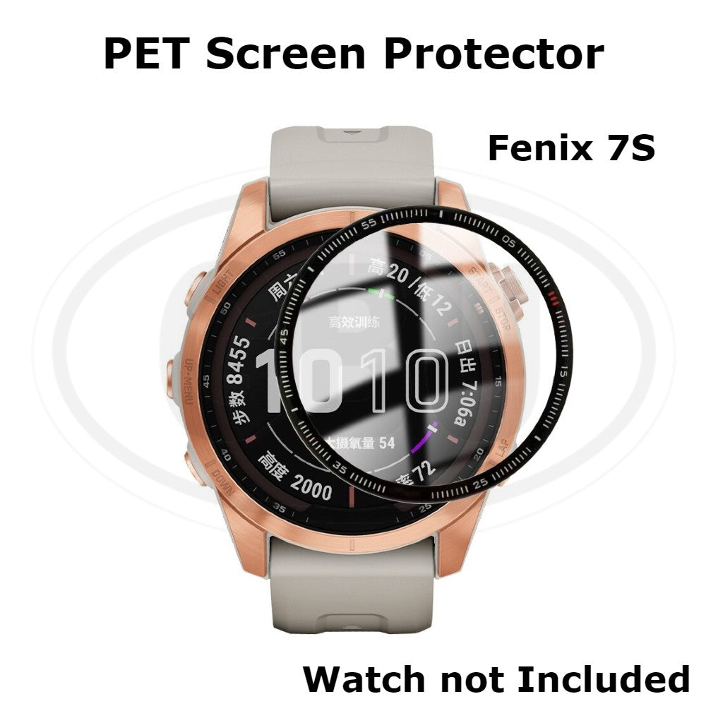 Fenix 7 7X 7S / Fenix 7X / Fenix 7S / Fenix 7 3D Full Cover Screen Protector - Full Screen