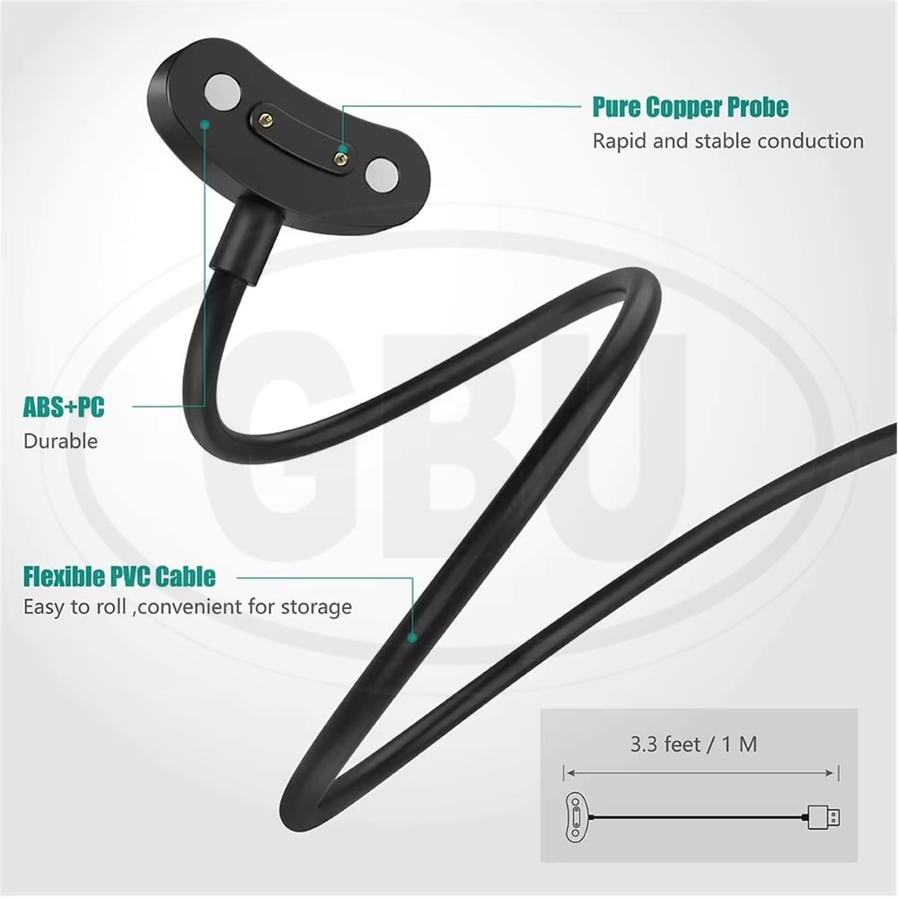 Mobvoi Ticwatch Pro 5 / Ticwatch Pro X / Ticwatch Atlas / Ticwatch Pro 3 / Ticwatch E3 USB Charging Cable - High Quality