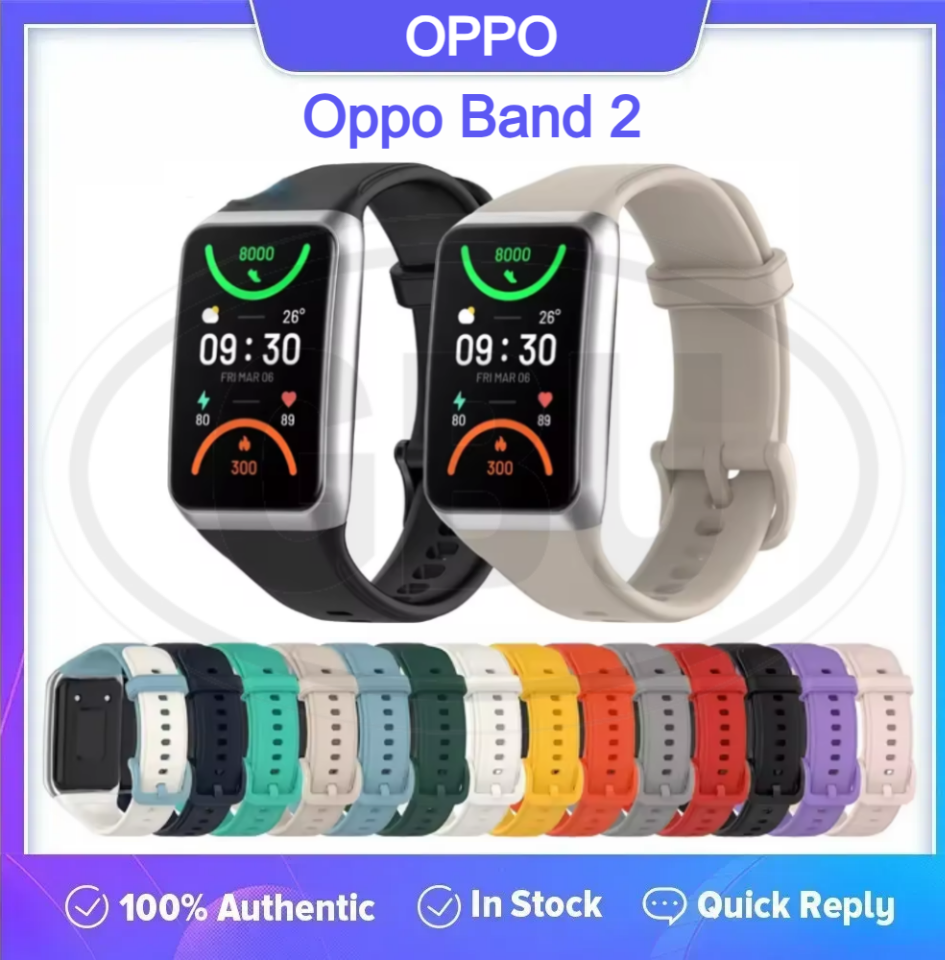 OPPO Band 2 Smartwatch Tali Silikon Lembut / Watch Strap (High Quality)