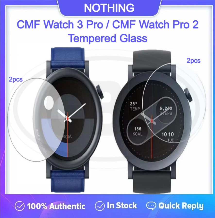 [2pcs] CMF Watrch 3 Pro / CMF Watch Pro 2 Screen Protector HD Tempered Glass