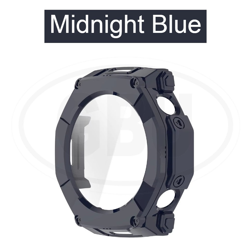 Amazfit T-Rex Ultra 2 Sarung Full Built-in Tempered Glass Cover / Sarung Half Silikon - No Screen