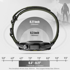 Nylon Watch Band Strap for model Amazfit / Coros / Fossil / Garmin / Huawei / Realme / Samsung / Xiaomi