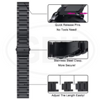 Stainless Steel SUS304 Band Metal Watch Strap for model Amazfit / Coros / Fossil / Garmin / Huawei / Realme / Samsung