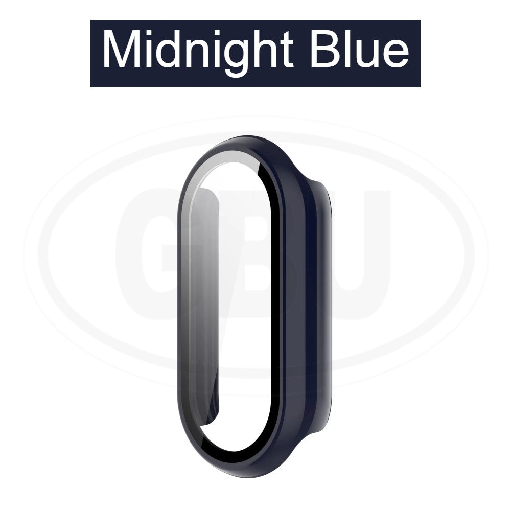 Xiaomi Smart Band 8 / Xiaomi Smart Band 10 / Mi Band 8 / Mi Band 10 Sarung Full Built-in Tempered Glass Cover
