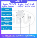 Apple Watch Series 11/10/9/8/7/SE/6/5/4/3/2/1 For 38mm/40mm/41mm/42mm/44mm/45mm/49mm USB Magnetic Charger Dock Cradle Cable
