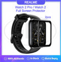[2pcs] Realme Watch 2 / Watch 2 Pro / Watch2 / Watch2 Pro 3D Full Cover Screen Protector - Full Screen