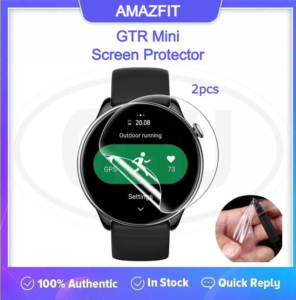 [2pcs] Amazfit GTR Mini Hydrogel Watch Screen Protector