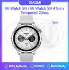 < 2pcs > Xiaomi Watch S4 / Mi Watch S4 41mm Screen Protector HD Tempered Glass