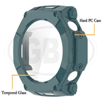 Amazfit T-Rex Ultra 2 Sarung Full Built-in Tempered Glass Cover / Sarung Half Silikon - No Screen