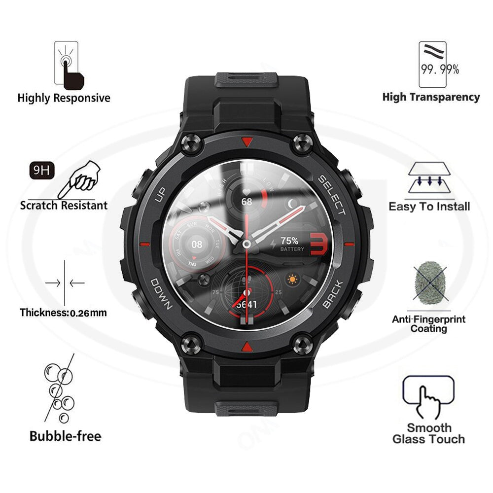 Amazfit T-Rex / T-Rex Pro Screen Protector HD Tempered Glass