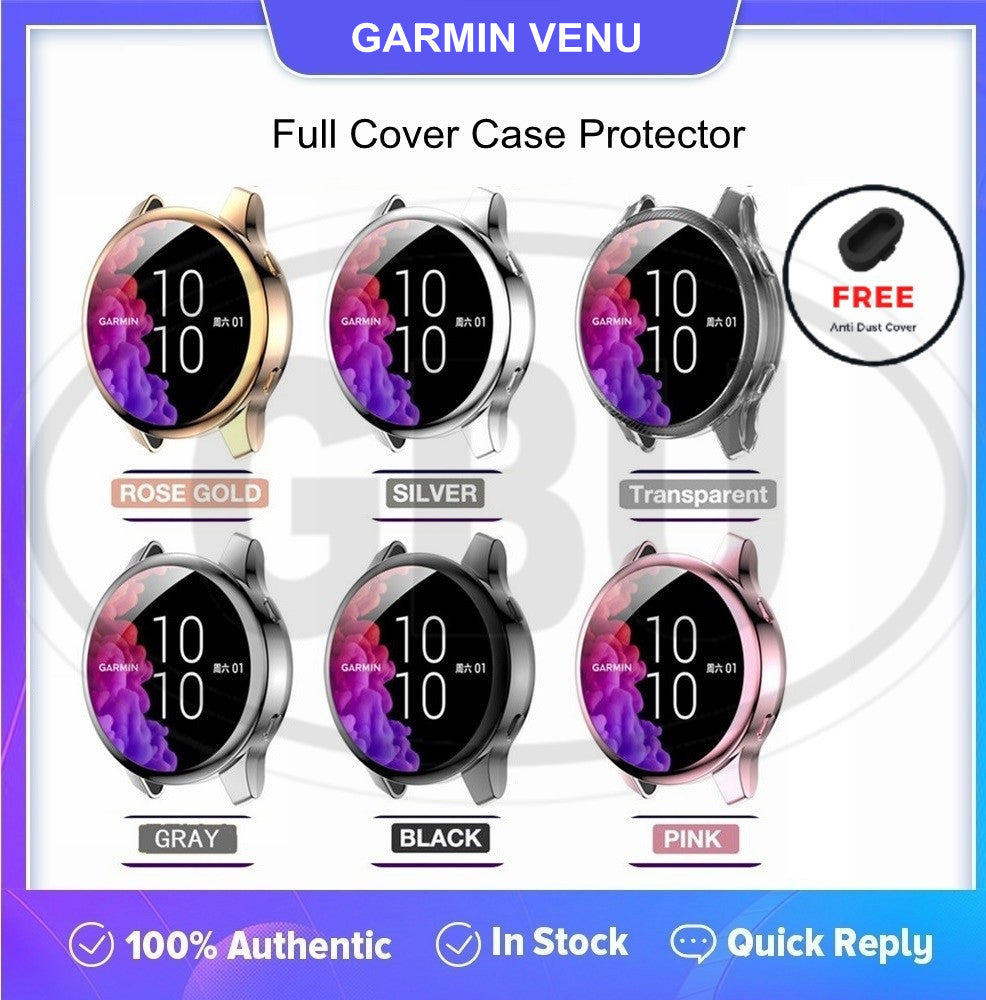 Compatible with Garmin Venu TPU Full Cover Protector Case (NOT ORIGINAL)