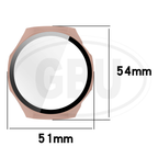 Huawei GT6 Pro 46mm Sarung Full Built-in Tempered Glass Cover / Sarung Half Silikon - No Screen