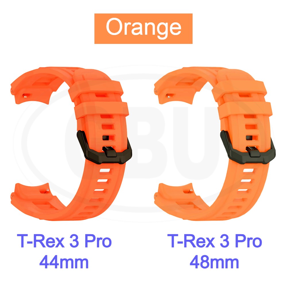 Compatible with Amazfit T-Rex 3 Pro 48mm / T-Rex 3 Pro 44mm Smartwatch Tali Silikon Lembut / Watch Strap (High Quality) (NOT ORIGINAL)
