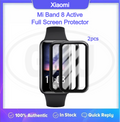 [2pcs] Xiaomi Smart Band 8 Active / Mi Band 8 Active 3D Full Cover Screen Protector - Full Screen