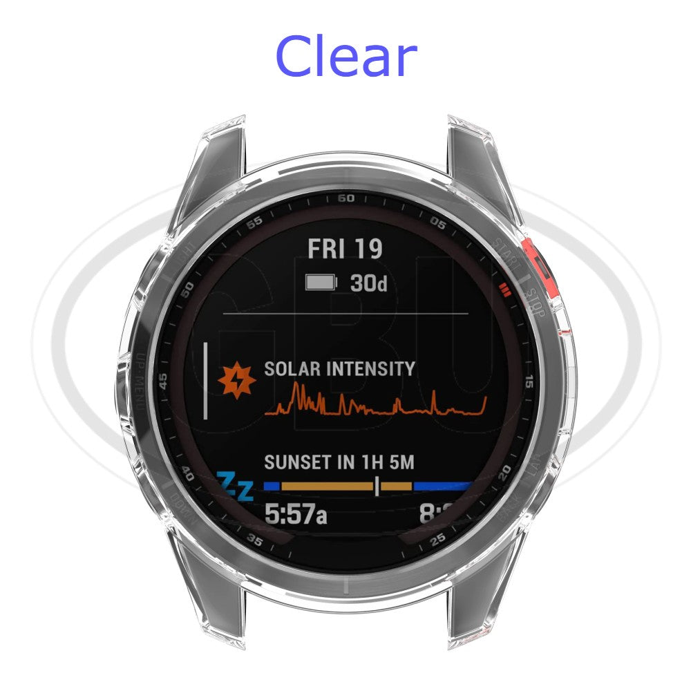 Garmin Fenix 7X / 7S / 7 / Fenix 7S / Fenix 7 TPU Half Cover Protector Case - No Screen