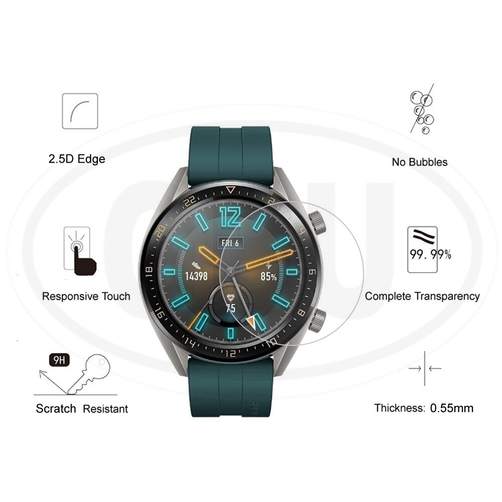 [2pcs] Huawei GT 42mm / GT 46mm / GT2 42mm / GT2 46mm Screen Protector HD Tempered Glass