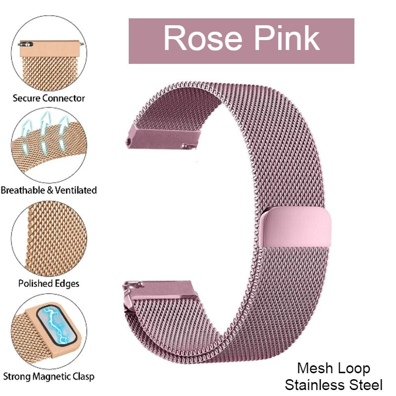Redmi Watch 3 Lite / Redmi 3 Active Tali Silikon Lembut / Woven Fabric Strap / Leather / Milan Loop Watch Strap - 22mm