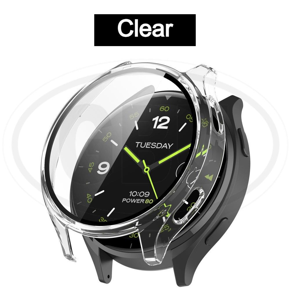 Xiaomi Watch 2 / Mi Watch 2 Full Cover Case with Tempered Glass Protector Screen - 2-in-1 TPU Cover