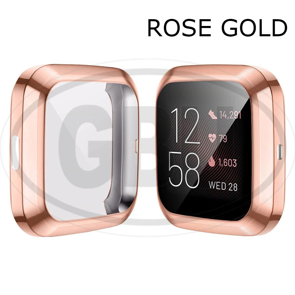 Compatible with Fitbit Versa 2 TPU Full Cover Protector Case (NOT ORIGINAL)