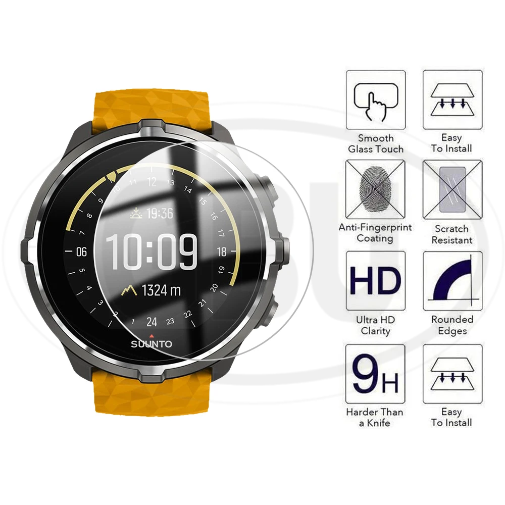 [2pcs] Suunto 9 / Suunto 7 Screen Protector HD Tempered Glass