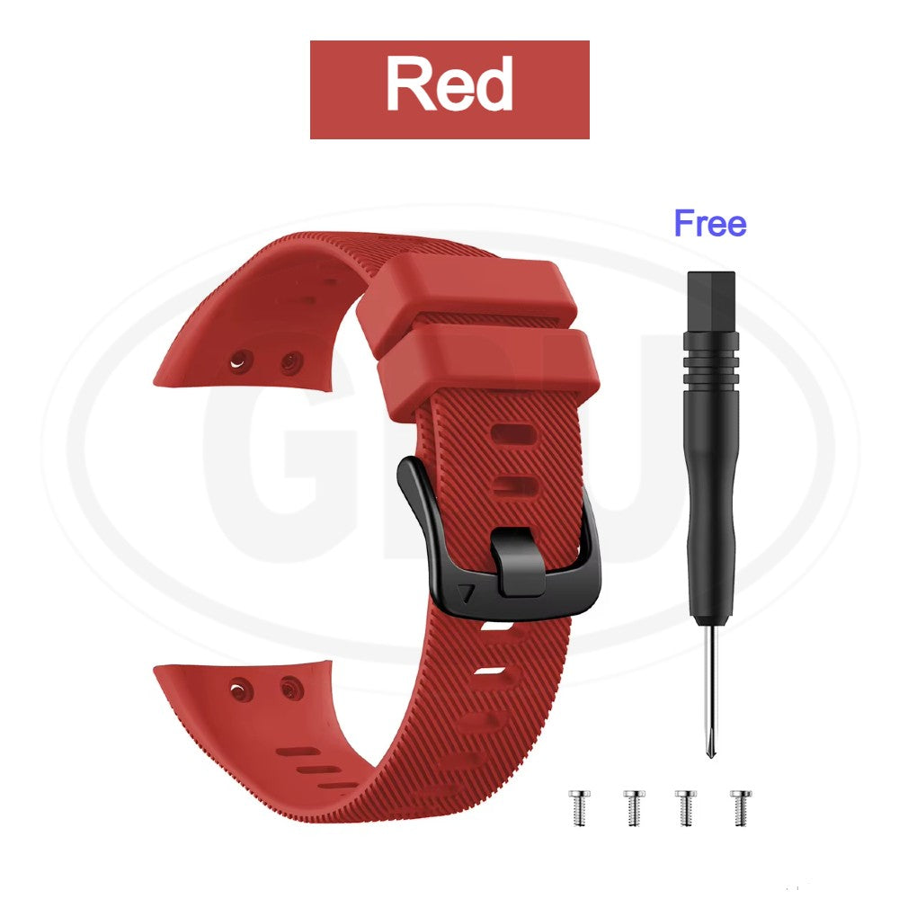 Garmin Forerunner 45 / Forerunner 45s / Swim 2 Smartwatch Tali Silikon Lembut / Watch Strap (High Quality)