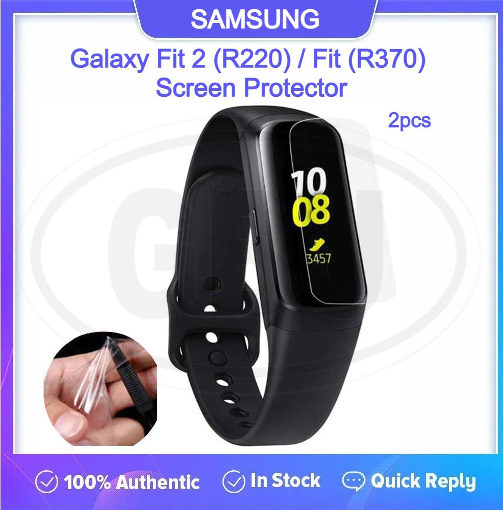 [2pcs] Samsung Galaxy Fit 2 / Fit / Fit2 / R220 / R370 Hydrogel Watch Screen Protector